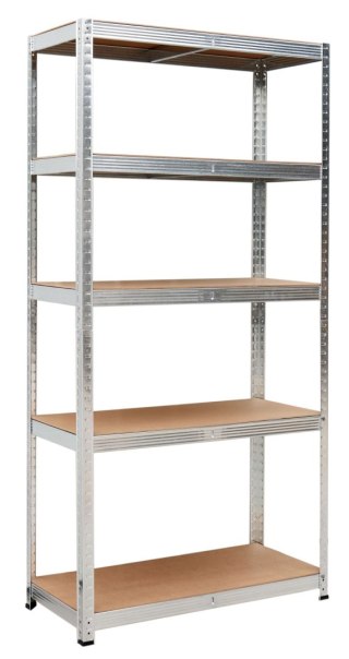 REGAŁ MAGAZYNOWY 5 POZIOMÓW 875 KG 180 X 90 X 40 CM