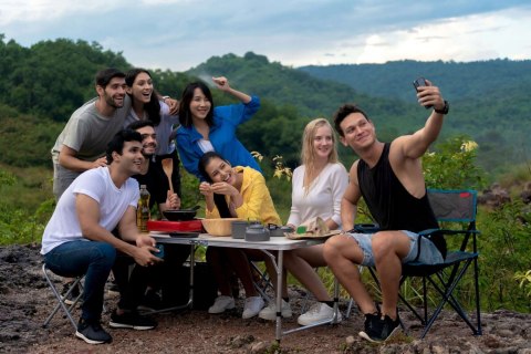 STOLIK TURYSTYCZNY TRIP KEMPINGOWY SKŁADANY 120X60 CM BIAŁY