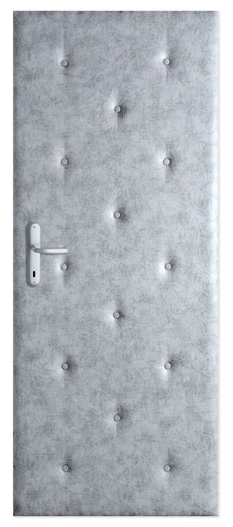 TAPICERKA DRZWIOWA DIY GUZIKI - 95 CM - 14 JASNY POPIEL