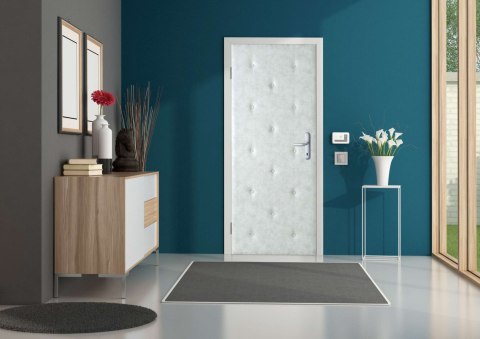 TAPICERKA DRZWIOWA DIY GUZIKI - 95 CM - 14 JASNY POPIEL