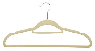 WIESZAK WELUROWY MAXI KOMPLET 100 SZT BEŻOWY