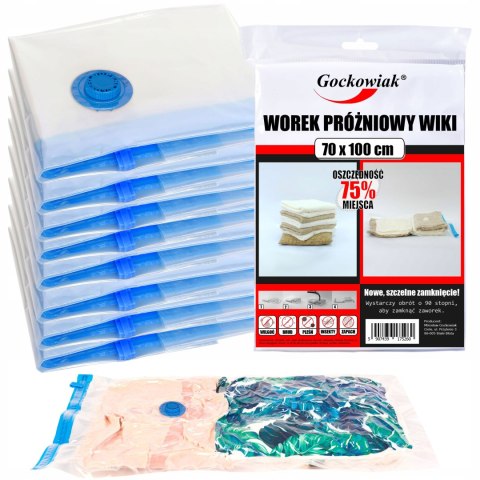 WOREK PRÓŻNIOWY WIKI 70X100 CM KOMPLET 10 SZTUK