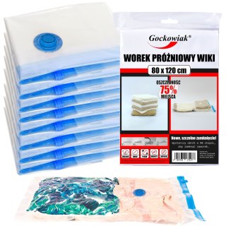 WOREK PRÓŻNIOWY WIKI 80 X120 CM KOMPLET 10 SZTUK