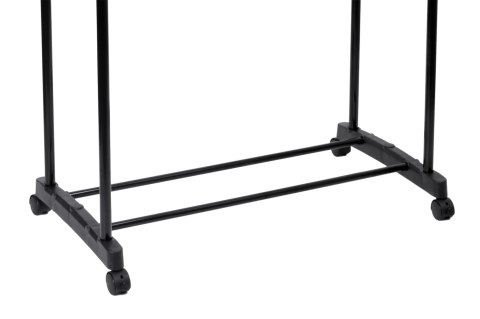 MOBILNY WIESZAK PODWÓJNY NA KÓŁKACH AMA CZARNY