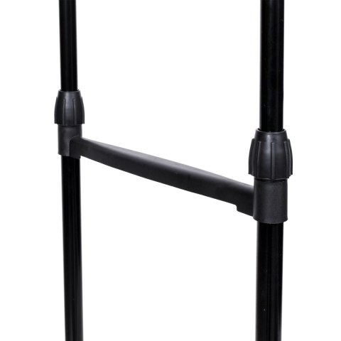 MOBILNY WIESZAK PODWÓJNY NA KÓŁKACH AMA CZARNY