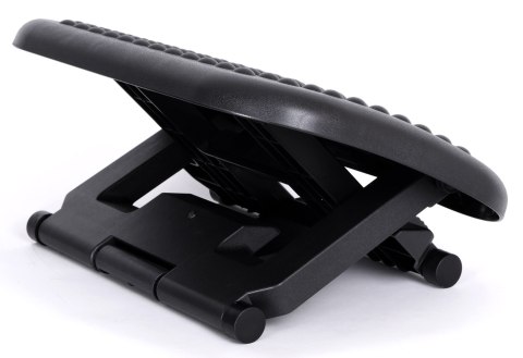 PODNÓŻEK BIUROWY REGULOWANY CZARNY EDUARDO