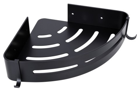 PÓŁKA LOFT MYZEA CZARNA DO ŁAZIENKI POD PRYSZNIC