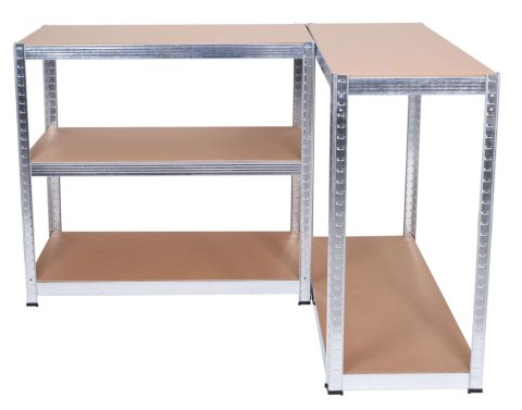 REGAŁ MAGAZYNOWY 5 POZIOMÓW 625 KG 150 X 75 X 30 CM
