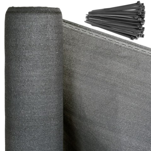 SIATKA CIENIUJĄCA MASKUJĄCA 180G 1,5X50 M SZARA