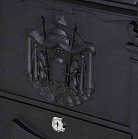 SKRZYNKA POCZTOWA NA LISTY AMUND CZARNA