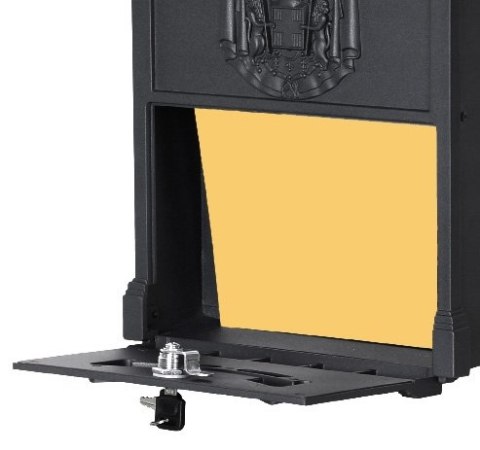 SKRZYNKA POCZTOWA NA LISTY AMUND CZARNA