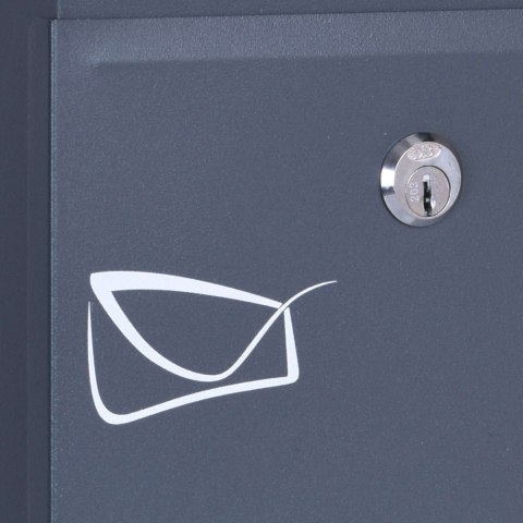 SKRZYNKA POCZTOWA NA LISTY ODVIN ANTRACYT