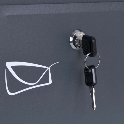 SKRZYNKA POCZTOWA NA LISTY ODVIN ANTRACYT