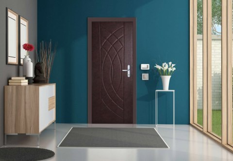 TAPICERKA DRZWIOWA ELLE 3 BRĄZ 95 CM