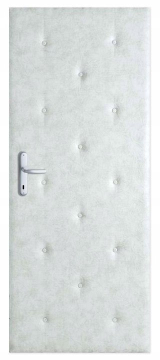 TAPICERKA DRZWIOWA GUZIKI 14 JASNY POPIEL 95 CM