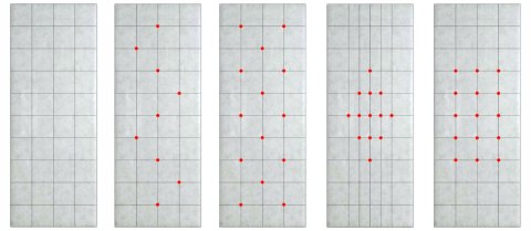 TAPICERKA DRZWIOWA GUZIKI 14 JASNY POPIEL 95 CM