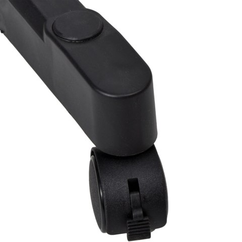 WIESZAK STOJĄCY POJEDYNCZY NA KÓŁKACH BES CZARNY