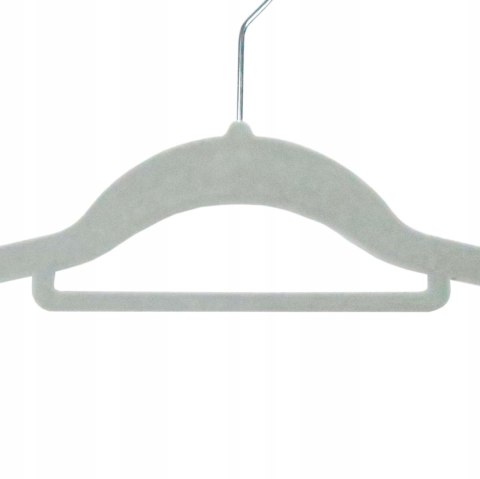 WIESZAK WELUROWY MAXI KOMPLET 5 SZT - SZARY