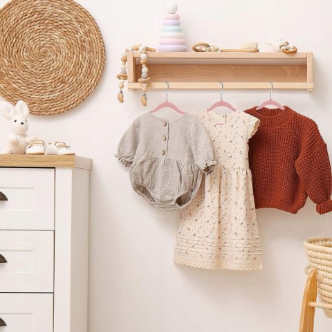 WIESZAK WELUROWY MINI GIRL KOMPLET 30 SZTUK