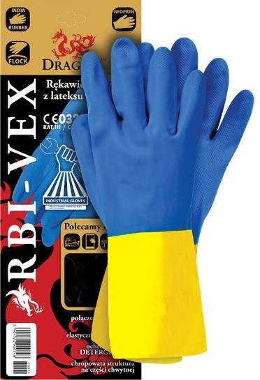 RĘKAWICE GUMOWE RBI-VEX ROZMIAR 10 RĘKAWICE GUMOWE RBI-VEX ROZMIAR 10