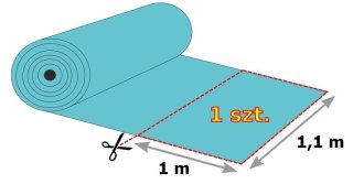 AGROTKANINA NA CHWASTY 70G 1,1X1 M NA METRY