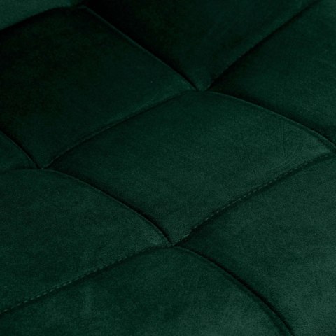KRZESŁO WELUROWE DENVER VELVET CIEMNOZIELONE