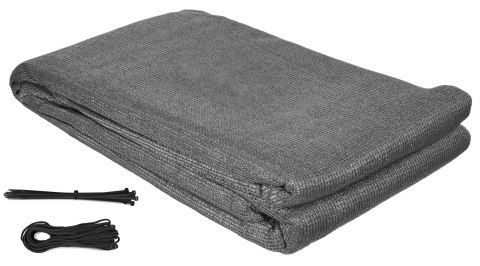 OSŁONA MATA BALKONOWA SZARA 1X6 M