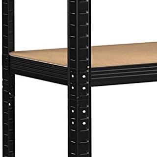 REGAŁ MAGAZYNOWY CONOR CZARNY 875 KG 180 X 90 X 30 CM