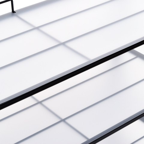 REGAŁ NA BUTY LOFT VIENA 3 POZIOMY CZARNA