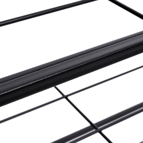 REGAŁ NA BUTY LOFT VIENA 3 POZIOMY CZARNA