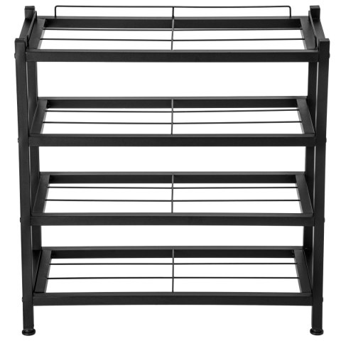 REGAŁ NA BUTY LOFT VIENA 4 POZIOMY CZARNA