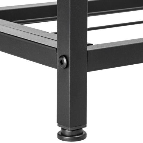 REGAŁ NA BUTY LOFT VIENA 4 POZIOMY CZARNA