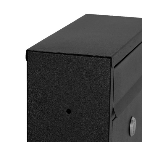 SKRZYNKA POCZTOWA NA LISTY GUSTAV CZARNA Z NAPISAMI