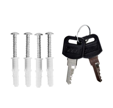 SKRZYNKA POCZTOWA NA LISTY GUSTAV CZARNA Z NAPISAMI