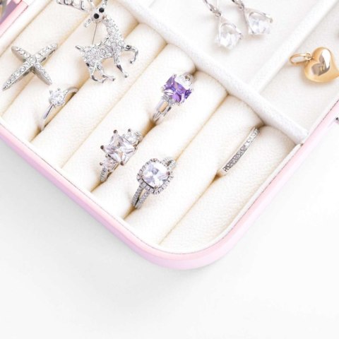 SZKATUŁKA NA BIŻUTERIĘ ROMA RÓŻOWA