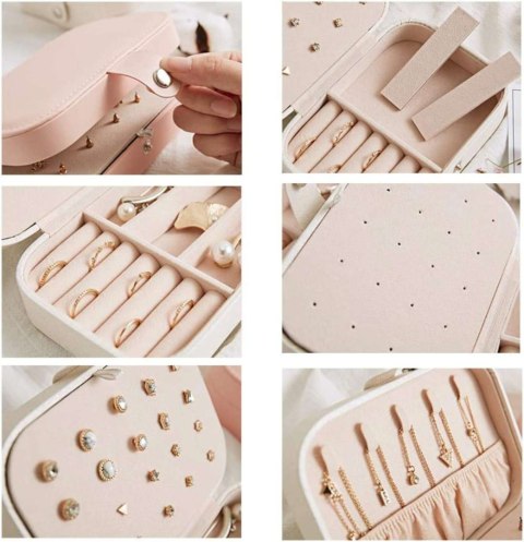 SZKATUŁKA NA BIŻUTERIĘ ROMA RÓŻOWA