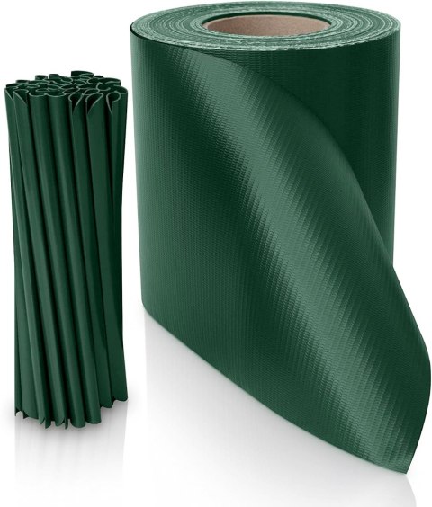 TAŚMA OGRODZENIOWA 19 CM X 35 M ZIELONA OSŁONA
