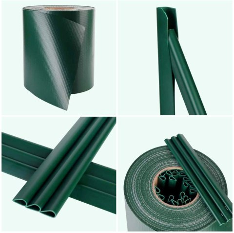 TAŚMA OGRODZENIOWA 19 CM X 35 M ZIELONA OSŁONA