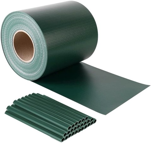 TAŚMA OGRODZENIOWA 19 CM X 35 M ZIELONA OSŁONA