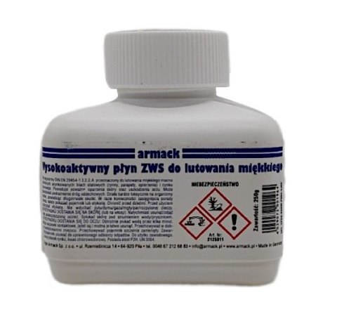 PŁYN - KWAS DO LUTOWANIA MIĘKKIEGO ZWS 250G PŁYN - KWAS DO LUTOWANIA MIĘKKIEGO ZWS 250G