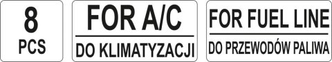 ZESTAW DO ROZŁĄCZANIA PRZEWODÓW PALIWOWYCH KPL. ZESTAW DO ROZŁĄCZANIA PRZEWODÓW PALIWOWYCH KPL.