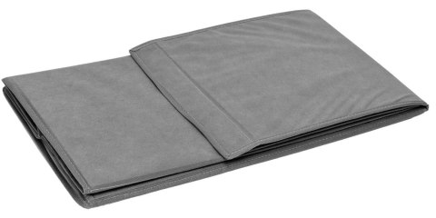 KOSZ NA PRANIE TEKSTYLNY 60L Z POKRYWĄ EGER ANTRACYT