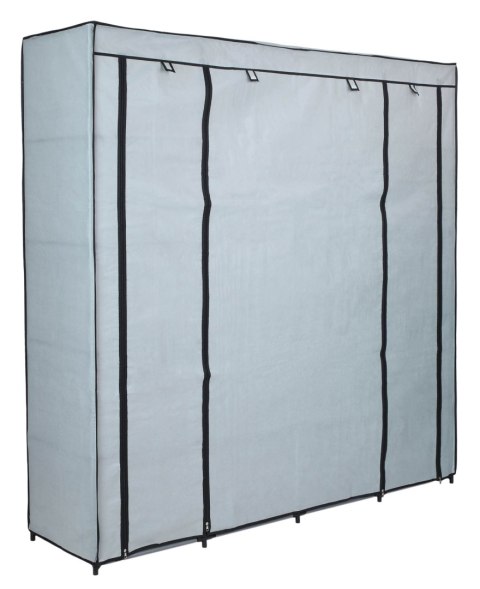 SZAFA TEKSTYLNA Z PÓŁKAMI OLENA SZARA