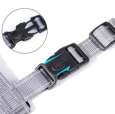 SZELKI TRENINGOWE SPACEROWE DLA PSA ASTRO BŁĘKITNE ROZMIAR M