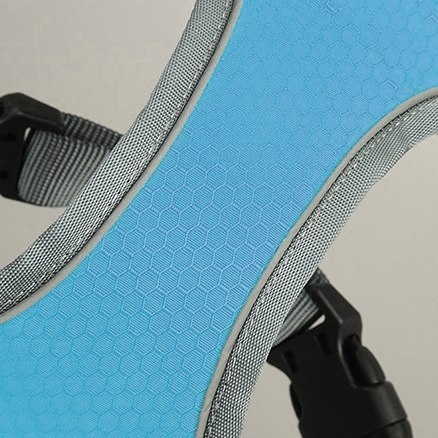 SZELKI TRENINGOWE SPACEROWE DLA PSA ASTRO BŁĘKITNE ROZMIAR M