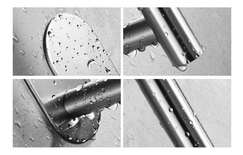 UCHWYT NA PAPIER TOALETOWY SREBRNY DERES