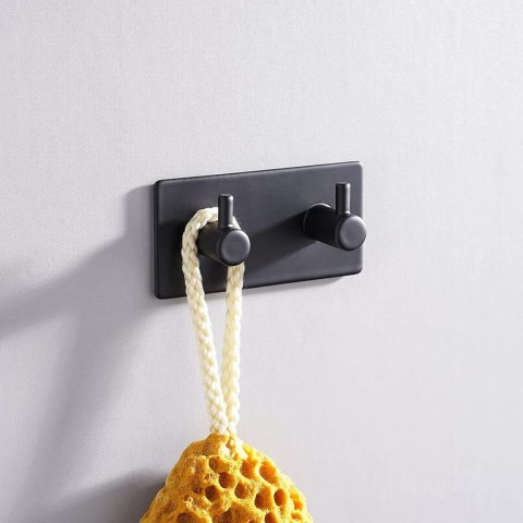 WIESZAK LOFTOWY PODWÓJNY AMBAR CZARNY