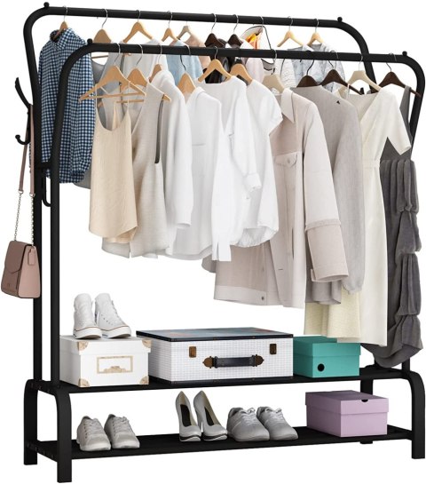 WIESZAK STOJĄCY LOFTOWY LARY CZARNY