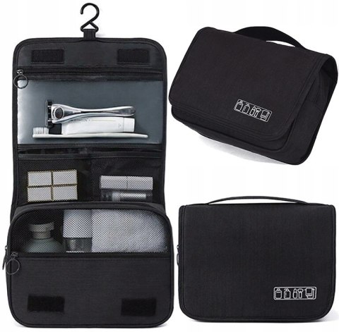 KOSMETYCZKA PODRÓŻNA ARDA MĘSKA CZARNA