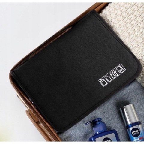 KOSMETYCZKA PODRÓŻNA ARDA MĘSKA CZARNA